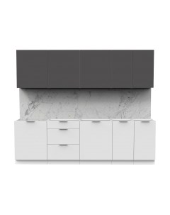 Кухонный гарнитур Интермебель Микс Топ-9 2.6м без столешницы