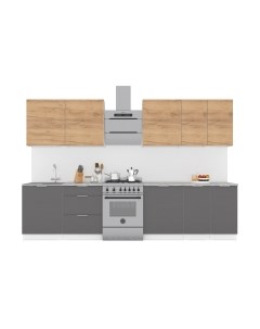 Кухонный гарнитур Интермебель Микс Топ-9 2.6м