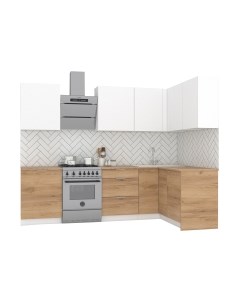 Кухонный гарнитур Интермебель Микс Топ-23 2.1x1.42м правая