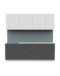 Кухонный гарнитур Интермебель Микс Топ-7 2.2м без столешницы