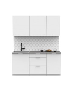 Кухонный гарнитур Интермебель Микс Топ-3 1.7м