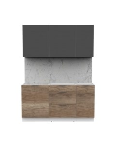 Кухонный гарнитур Интермебель Микс Топ-2 1.6м без столешницы