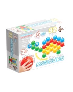 Развивающая игрушка Десятое королевство Мозаика с крупными фишками / 1539