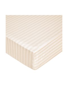 Простыня Milanika Бежевая на резинке 140x200x20 Миланика