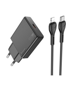 Зарядное устройство сетевое N37 + кабель Type-C to iP Hoco