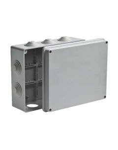 Коробка распределительная Ruvinil ОП 200x140x75мм 10 вводов IP55 / 67055
