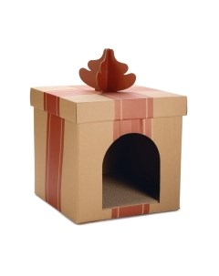 Домик-когтеточка Beeztees Рождественский домик 2400010