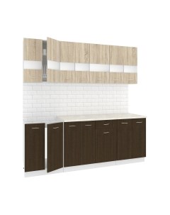 Кухонный гарнитур Кортекс-мебель Корнелия Экстра 2.1м