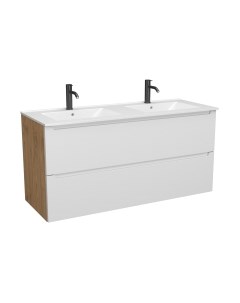 Тумба с умывальником ЗОВ Дион 120 / D120LHO0M9003MKV5-OL120 Зов