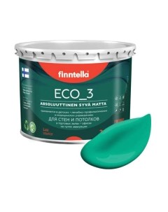 Краска Eco 3 Wash and Clean Smaragdi / F-08-1-3-FL132 Finntella