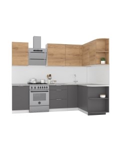 Кухонный гарнитур Интермебель Микс Топ-15 2.0x1.6м правая