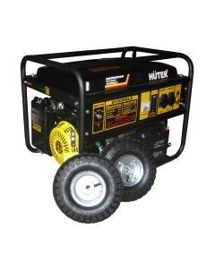 Бензиновый генератор Huter DY6500LX с колесами