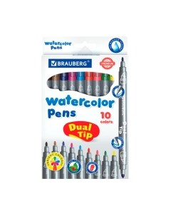 Фломастеры Brauberg Premium Dual-Tip / 151946
