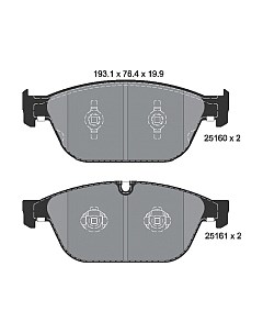 Тормозные колодки Textar 2516002