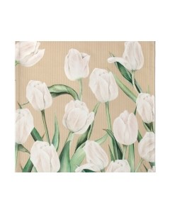 Дорожка на стол Этель Белые тюльпаны / 5376681