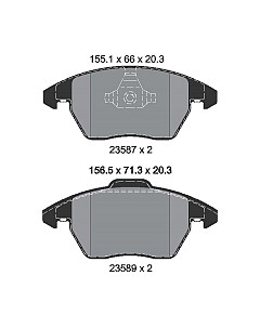 Тормозные колодки Textar 2358704