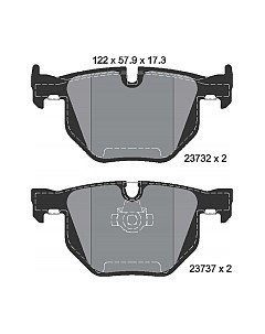 Тормозные колодки Textar 2373201