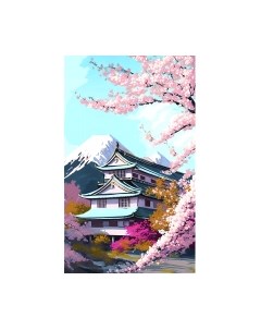 Картина по номерам Школа талантов Цветение сакуры / 9688710