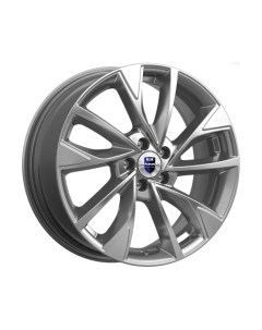 Литой диск K&K Роквуд 17x7" 5x108мм DIA 63.35мм ET 45мм Дарк платинум K&k