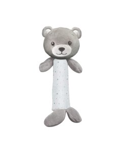 Погремушка Крошка Я Я Пищалка. Серый мишка / 9912190 Крошка я