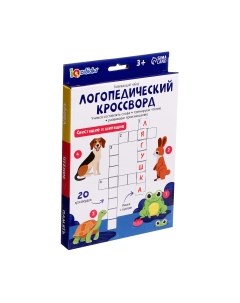 Развивающий игровой набор Zabiaka IQ Логопедический кроссворд / 10124951