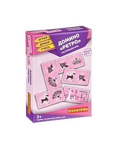 Развивающая игра Bondibon Домино Ретро / ВВ3908