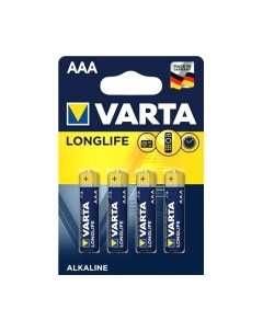 Комплект батареек Varta Longlife LR03 / 4103 101 414