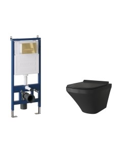 Унитаз подвесной с инсталляцией Grossman GR-4440BMS+900.K31.01.000+700.K31.03.300.300