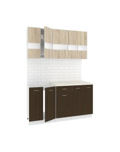 Кухонный гарнитур Кортекс-мебель Корнелия Экстра 1.5м