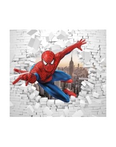 Фотообои листовые ФабрикаФресок Человек Паук из Стены / 1003270 Фабрикафресок