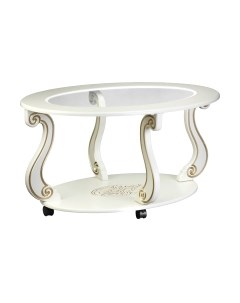 Журнальный столик Мебелик Овация С на колесах