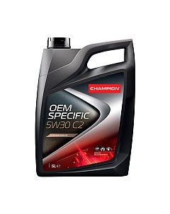 Моторное масло OEM Specific C2 5W30 / 8209819 Champion