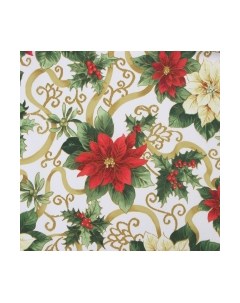 Скатерть Доляна Праздничные украшения 145x180 / 9580626