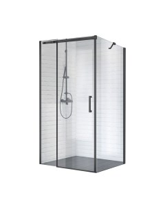 Душевой уголок BelBagno ACQUA-AH-1-130/90-C-NERO Belbagno