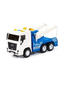 Эвакуатор игрушечный Полесье Маз инерционный со светом и звуком / 94018
