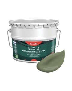 Краска Eco 3 Wash and Clean Oliivi / F-08-1-9-LG80 Finntella