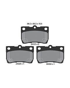 Тормозные колодки Textar 2432301