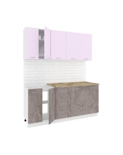 Кухонный гарнитур Кортекс-мебель Корнелия Лира 1.8м