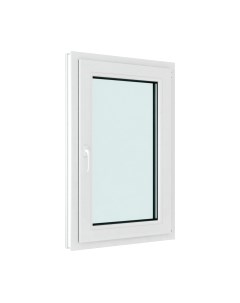 Окно ПВХ Brusbox Roto NX Одностворчатое Поворотно-откидное правое 2 стекла