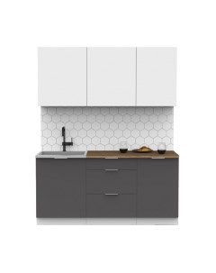 Кухонный гарнитур Интермебель Микс Топ-3 1.7м