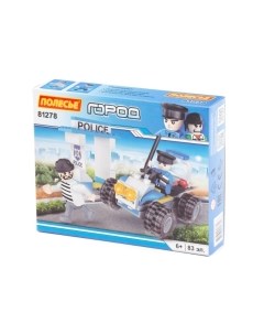 Конструктор Полесье Классик. Город. Полиция-5 / 81278