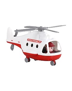 Вертолет игрушечный Полесье Альфа скорая помощь / 72399