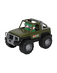 Автомобиль игрушечный Полесье Джип Сафари военный / 49261