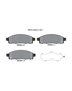 Тормозные колодки 2452901 Textar