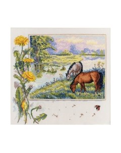 Набор для вышивания Лошади / K-139 Merejka