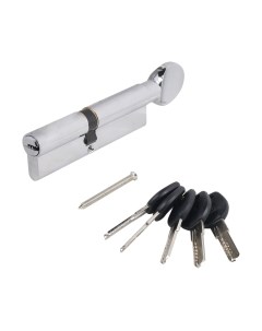 Цилиндровый механизм замка Аллюр HD FG 110-5K СP 45x10x55G вертушка перфорированный