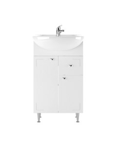 Тумба под умывальник Айсберг Уют 50 Классик с верхним ящиком В1