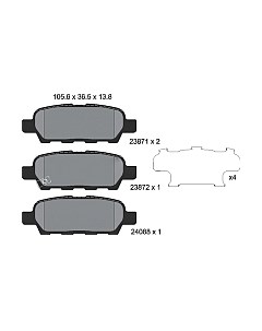 Тормозные колодки Textar 2387101