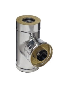 Тройник для труб Ferrum 90° 430/0.8мм Ф120x200 / f4433