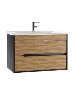 Тумба под умывальник Домино Elena 80 Karat подвесная В2